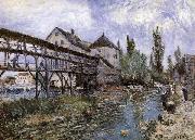 Alfred Sisley Provencher s Mill at Moret oil on canvas